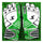 Goalkeeper Gloves Roll Finger   green - Mega Save Wholesale & Retail