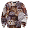 Womens Mens 3D Print Realistic Space Galaxy Animals Hoodie Sweatshirt Top Jumper Sws-0246 - Mega Save Wholesale & Retail