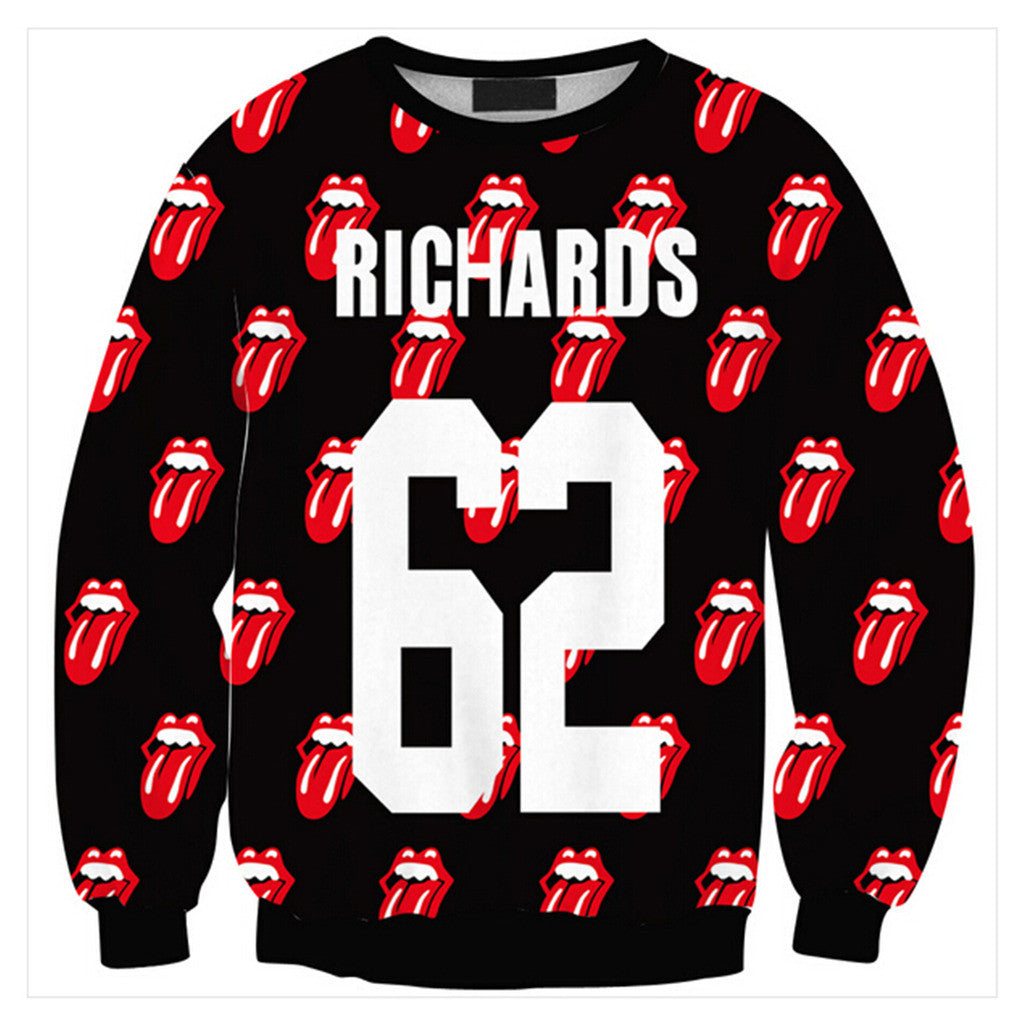 Womens Mens 3D Print Realistic Space Galaxy Animals Hoodie Sweatshirt Top Jumper Sws-0338 - Mega Save Wholesale & Retail