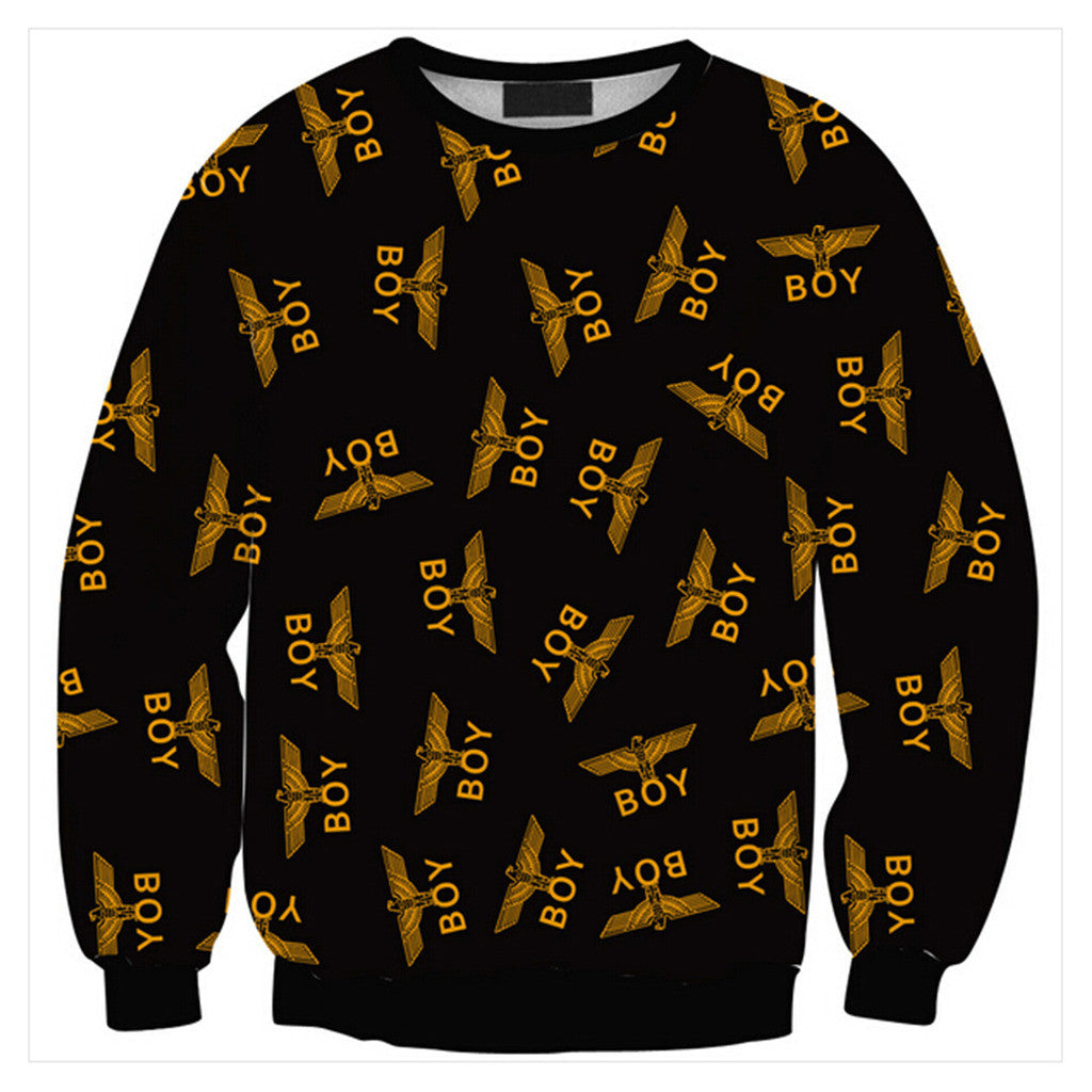 Womens Mens 3D Print Realistic Space Galaxy Animals Hoodie Sweatshirt Top Jumper Sws-0339 - Mega Save Wholesale & Retail