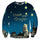 Womens Mens 3D Print Realistic Space Galaxy Animals Hoodie Sweatshirt Top Jumper Sws-0356 - Mega Save Wholesale & Retail