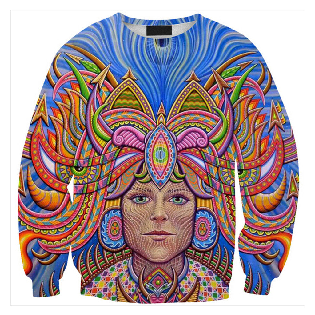 Womens Mens 3D Print Realistic Space Galaxy Animals Hoodie Sweatshirt Top Jumper Sws-0365 - Mega Save Wholesale & Retail