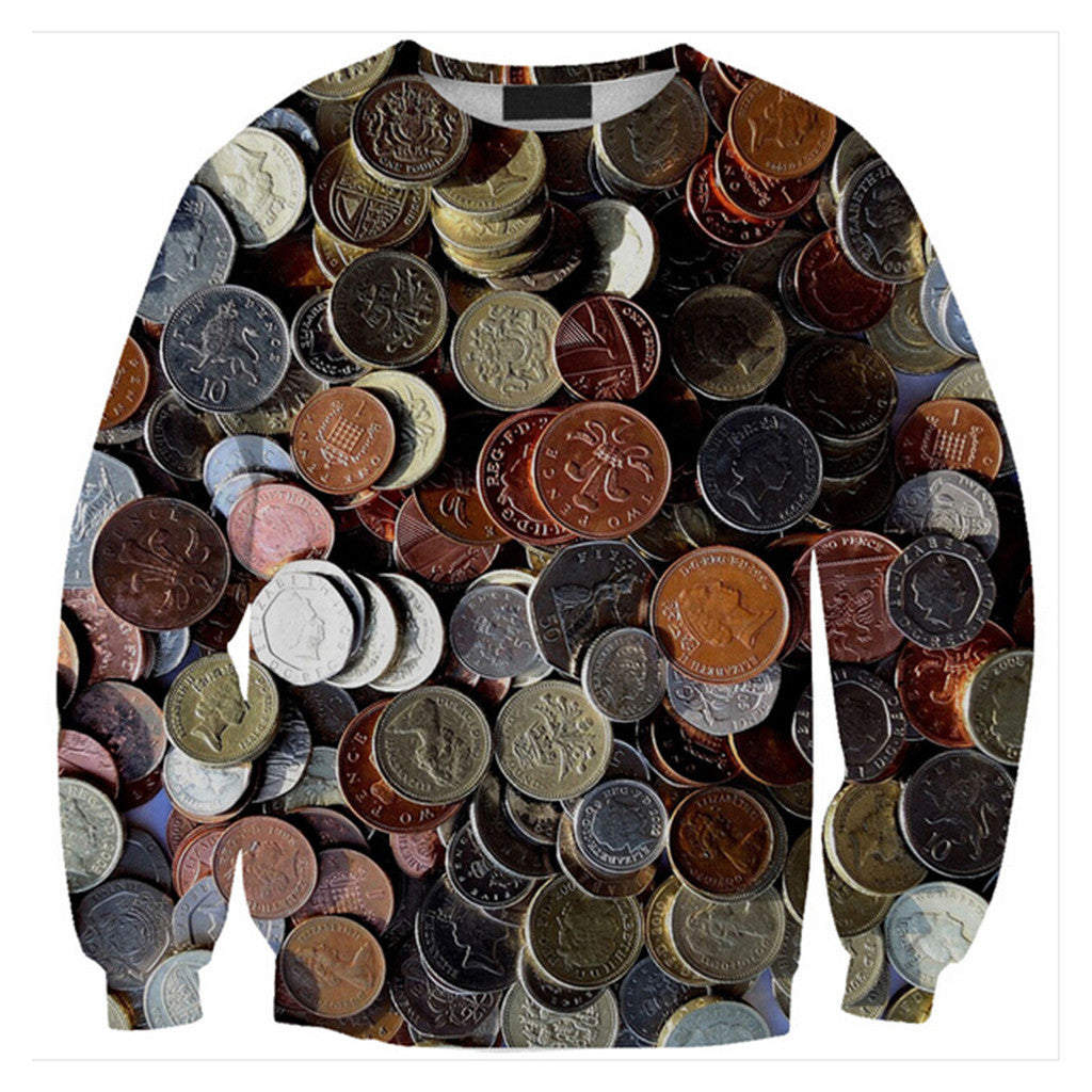 Womens Mens 3D Print Realistic Space Galaxy Animals Hoodie Sweatshirt Top Jumper Sws-0393 - Mega Save Wholesale & Retail