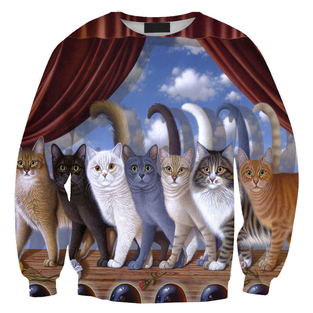 Womens Mens 3D Print Realistic Space Galaxy Animals Hoodie Sweatshirt Top Jumper Sws-0409 - Mega Save Wholesale & Retail