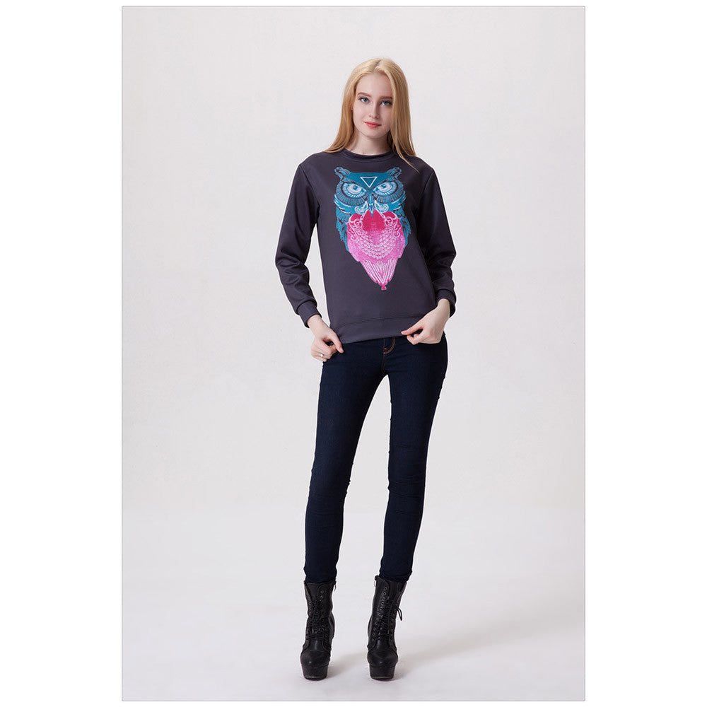 Womens Mens 3D Print Realistic Space Galaxy Animals Hoodie Sweatshirt Top Jumper Sws-0055 - Mega Save Wholesale & Retail