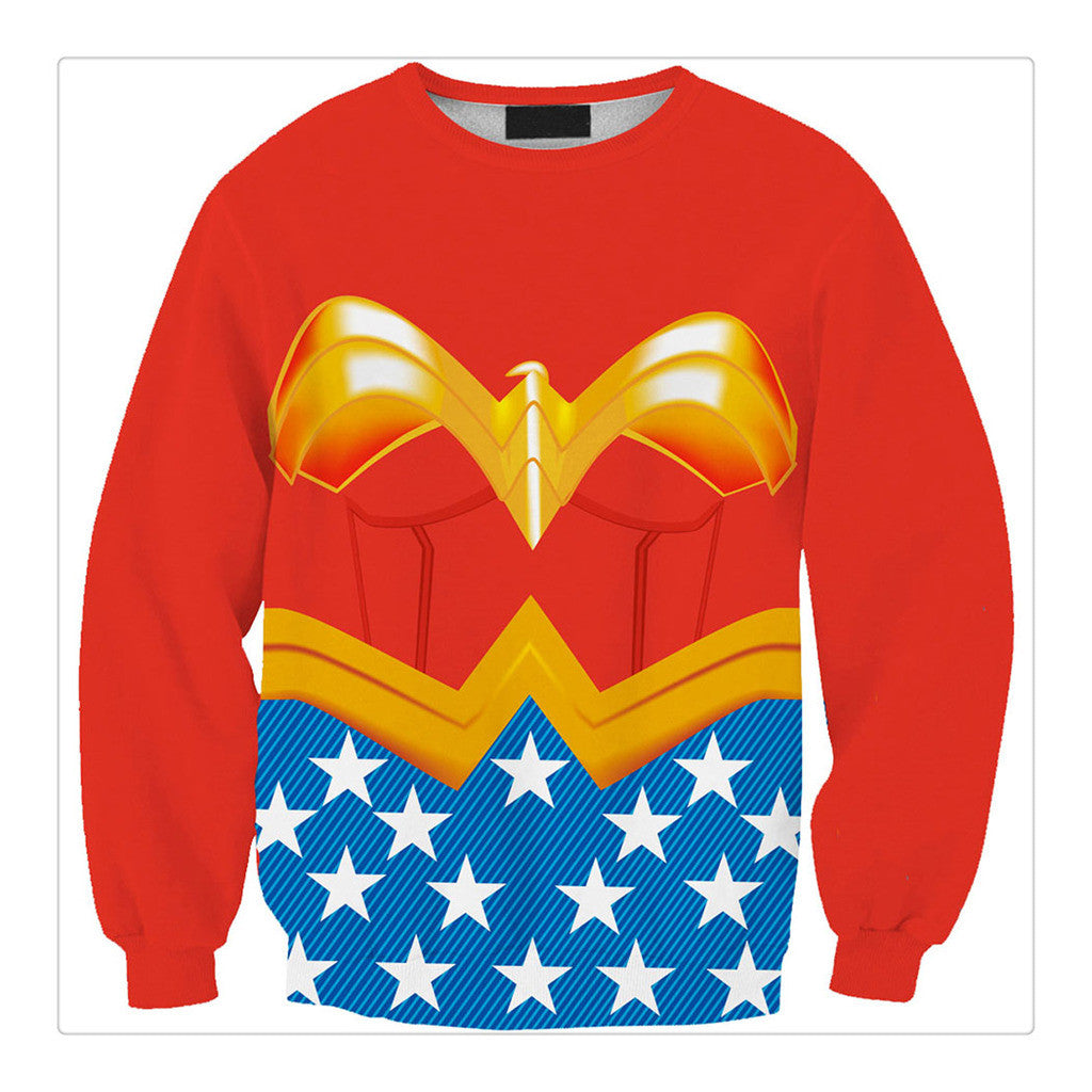 Womens Mens 3D Print Realistic Space Galaxy Animals Hoodie Sweatshirt Top Jumper Sws-0095 - Mega Save Wholesale & Retail