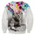 Womens Mens 3D Print Realistic Space Galaxy Animals Hoodie Sweatshirt Top Jumper Sws-0191 - Mega Save Wholesale & Retail