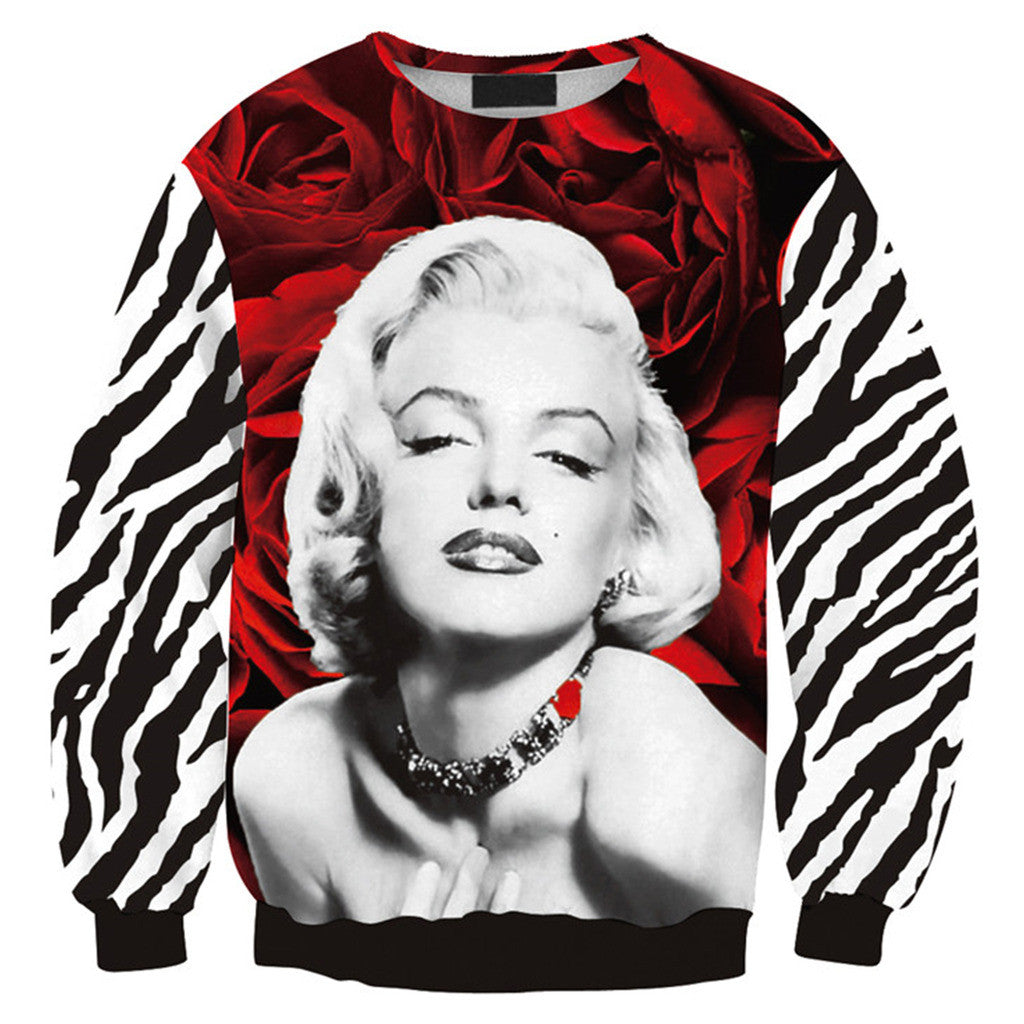 Womens Mens 3D Print Realistic Space Galaxy Animals Hoodie Sweatshirt Top Jumper Sws-0200 - Mega Save Wholesale & Retail