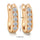 Delicate U Shape Zircon Diamanted Earrings - Mega Save Wholesale & Retail - 4