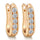 Delicate U Shape Zircon Diamanted Earrings - Mega Save Wholesale & Retail - 1