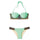 Bohemian Style Swimwear Swimsuit Bikini Women Microgroove  green  S - Mega Save Wholesale & Retail