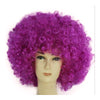 Fashion Afro Cosplay Curly Clown Party 70s Disco Cosplay Wig Cheering Squad Clown   Voilet - Mega Save Wholesale & Retail