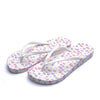 Check out the New Korean Version of Cool Flip Flops for women in Casual Summer Style & White Flower Print Design - Mega Save Wholesale & Retail - 1
