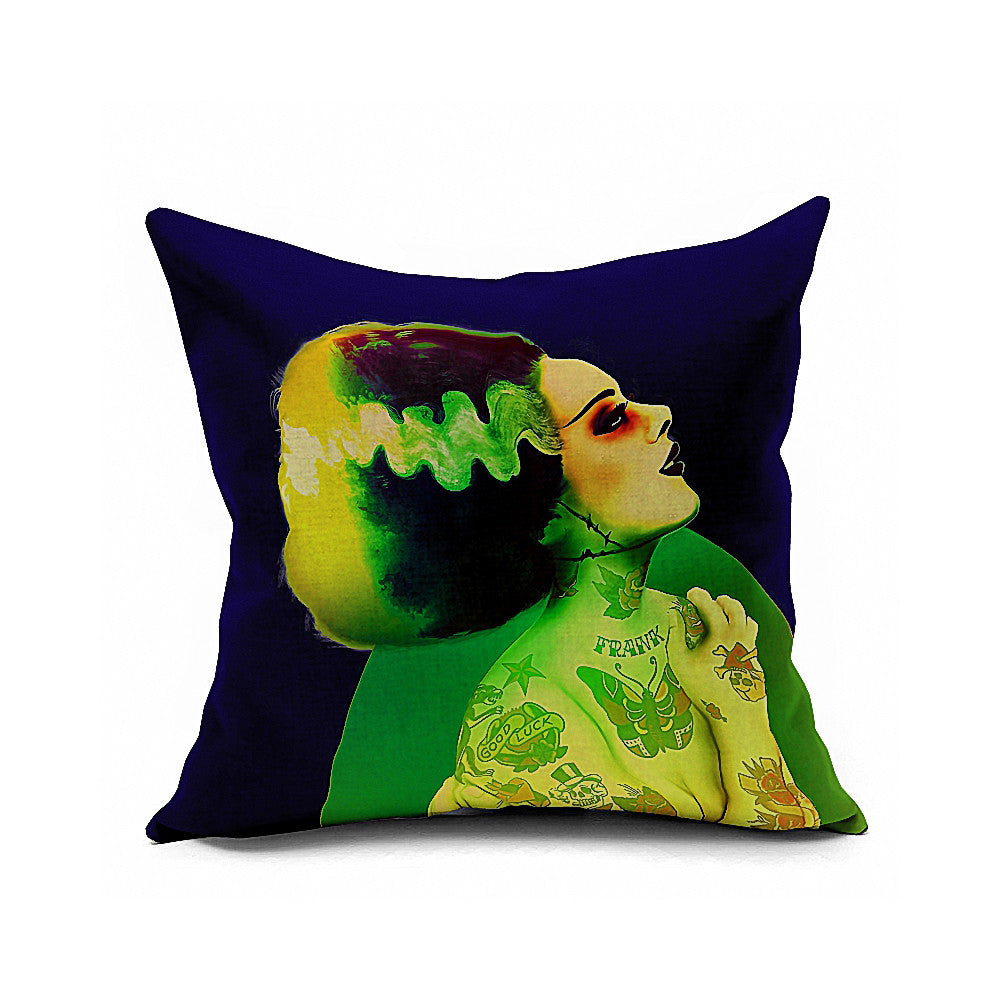 Cotton Flax Pillow Cushion Cover Halloween    WS089 - Mega Save Wholesale & Retail