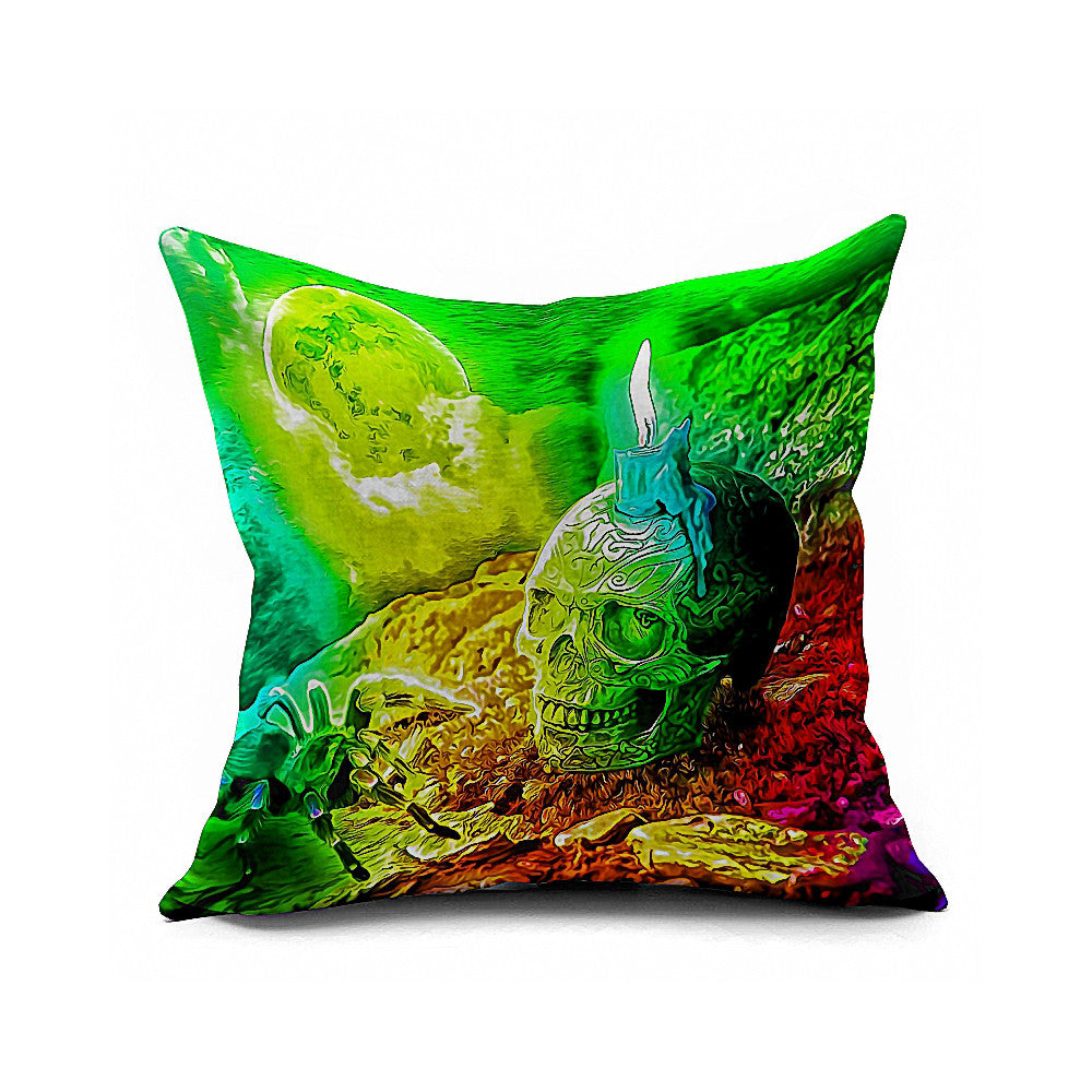 Cotton Flax Pillow Cushion Cover Halloween    WS093 - Mega Save Wholesale & Retail