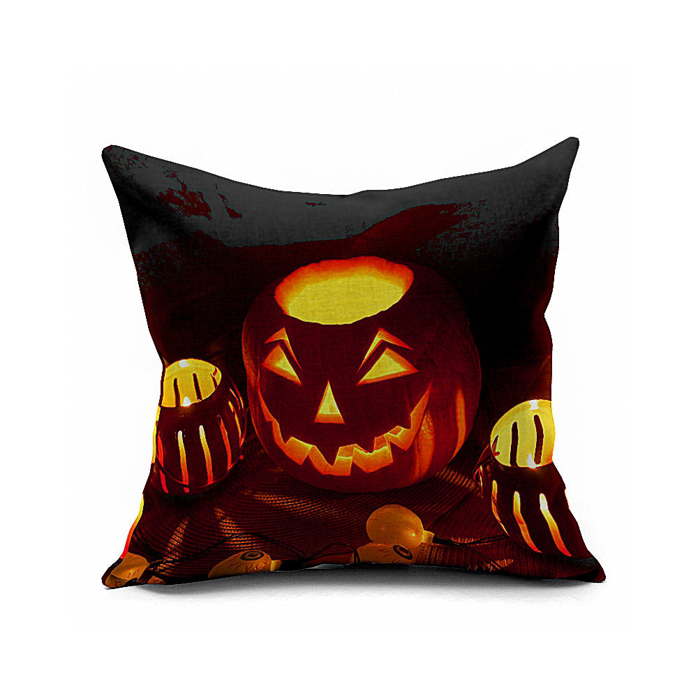Cotton Flax Pillow Cushion Cover Halloween    WS136 - Mega Save Wholesale & Retail
