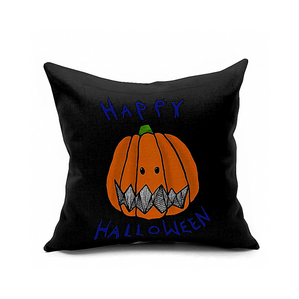 Cotton Flax Pillow Cushion Cover Halloween    WS153 - Mega Save Wholesale & Retail