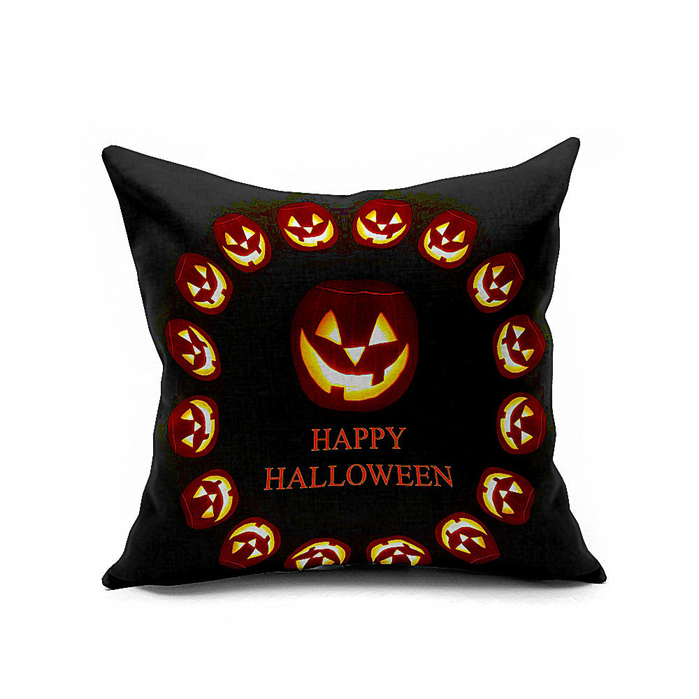 Cotton Flax Pillow Cushion Cover Halloween    WS165 - Mega Save Wholesale & Retail