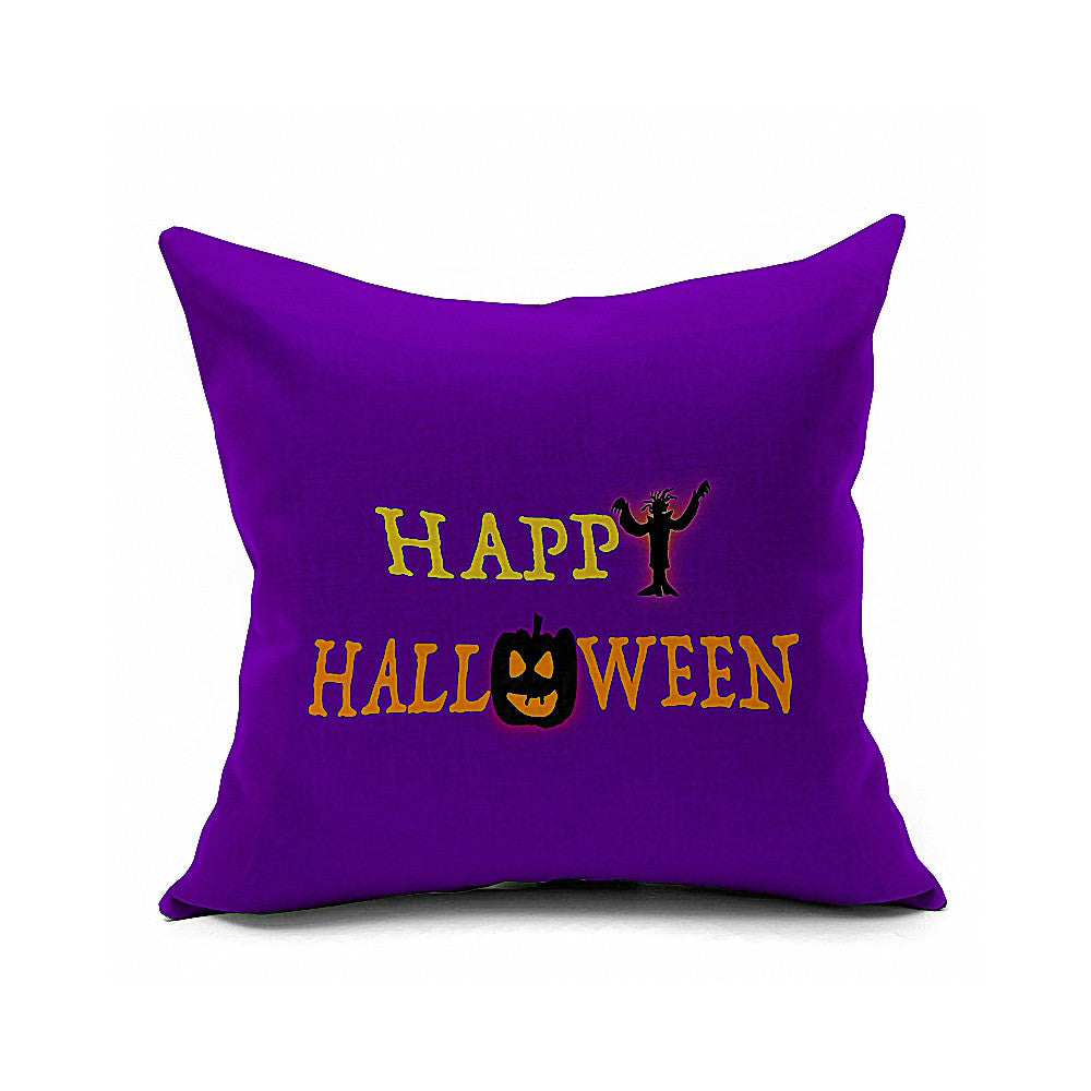 Cotton Flax Pillow Cushion Cover Halloween    WS173 - Mega Save Wholesale & Retail