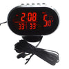 Automotive Clock Table Digital Clock Car Temperature Thermometer Luminous Clock Car Accessory - Mega Save Wholesale & Retail - 1