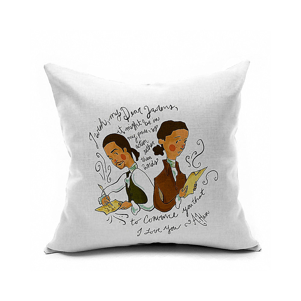 Cotton Flax Pillow Cushion Cover Letter   ZM004 - Mega Save Wholesale & Retail