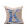 Cotton Flax Pillow Cushion Cover Letter   ZM007 - Mega Save Wholesale & Retail