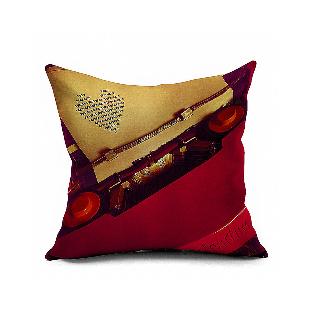 Cotton Flax Pillow Cushion Cover Letter   ZM015 - Mega Save Wholesale & Retail