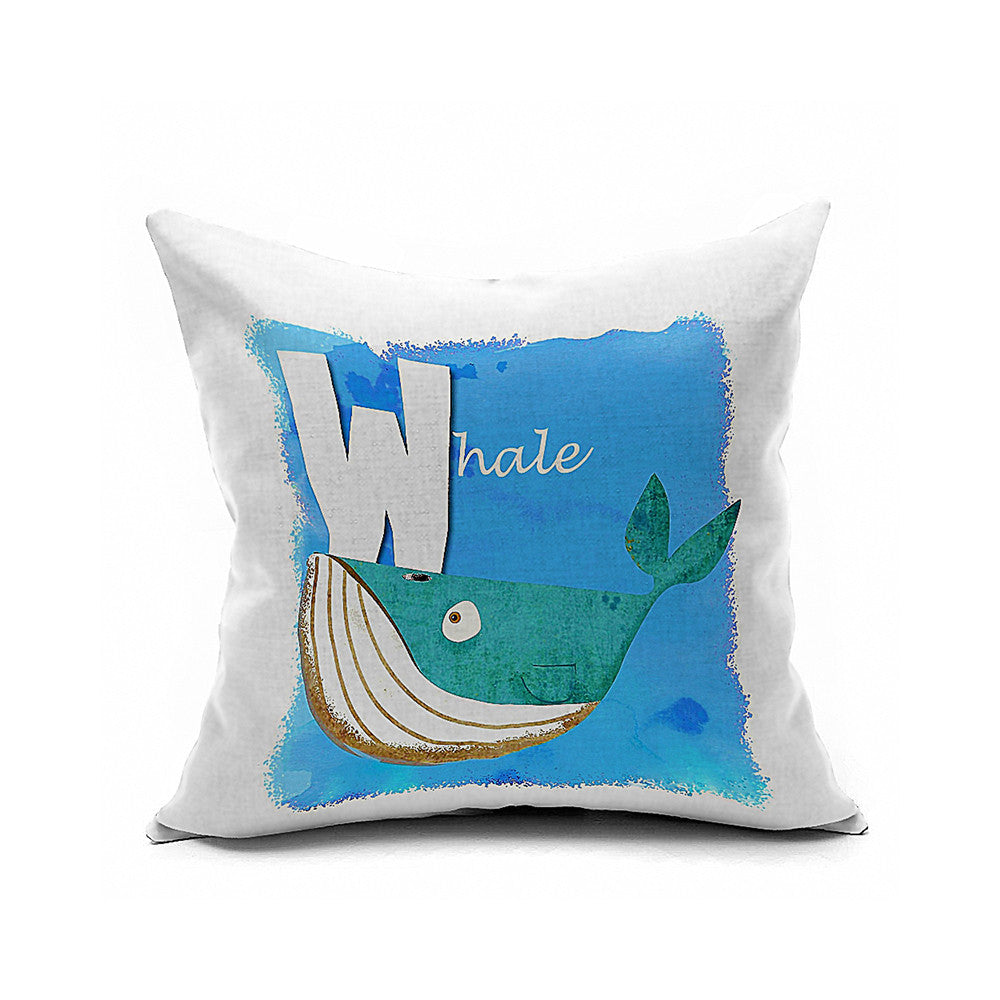 Cotton Flax Pillow Cushion Cover Letter   ZM018 - Mega Save Wholesale & Retail