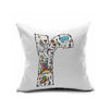 Cotton Flax Pillow Cushion Cover Letter   ZM031 - Mega Save Wholesale & Retail