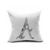 Cotton Flax Pillow Cushion Cover Letter   ZM032 - Mega Save Wholesale & Retail