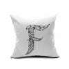 Cotton Flax Pillow Cushion Cover Letter   ZM034 - Mega Save Wholesale & Retail