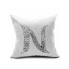 Cotton Flax Pillow Cushion Cover Letter   ZM040 - Mega Save Wholesale & Retail