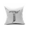 Cotton Flax Pillow Cushion Cover Letter   ZM045 - Mega Save Wholesale & Retail