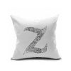 Cotton Flax Pillow Cushion Cover Letter   ZM050 - Mega Save Wholesale & Retail