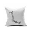 Cotton Flax Pillow Cushion Cover Letter   ZM052 - Mega Save Wholesale & Retail