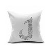 Cotton Flax Pillow Cushion Cover Letter   ZM053 - Mega Save Wholesale & Retail