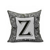 Cotton Flax Pillow Cushion Cover Letter   ZM054 - Mega Save Wholesale & Retail