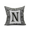 Cotton Flax Pillow Cushion Cover Letter   ZM057 - Mega Save Wholesale & Retail