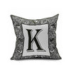Cotton Flax Pillow Cushion Cover Letter   ZM060 - Mega Save Wholesale & Retail