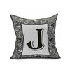 Cotton Flax Pillow Cushion Cover Letter   ZM061 - Mega Save Wholesale & Retail