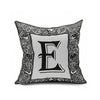 Cotton Flax Pillow Cushion Cover Letter   ZM065 - Mega Save Wholesale & Retail