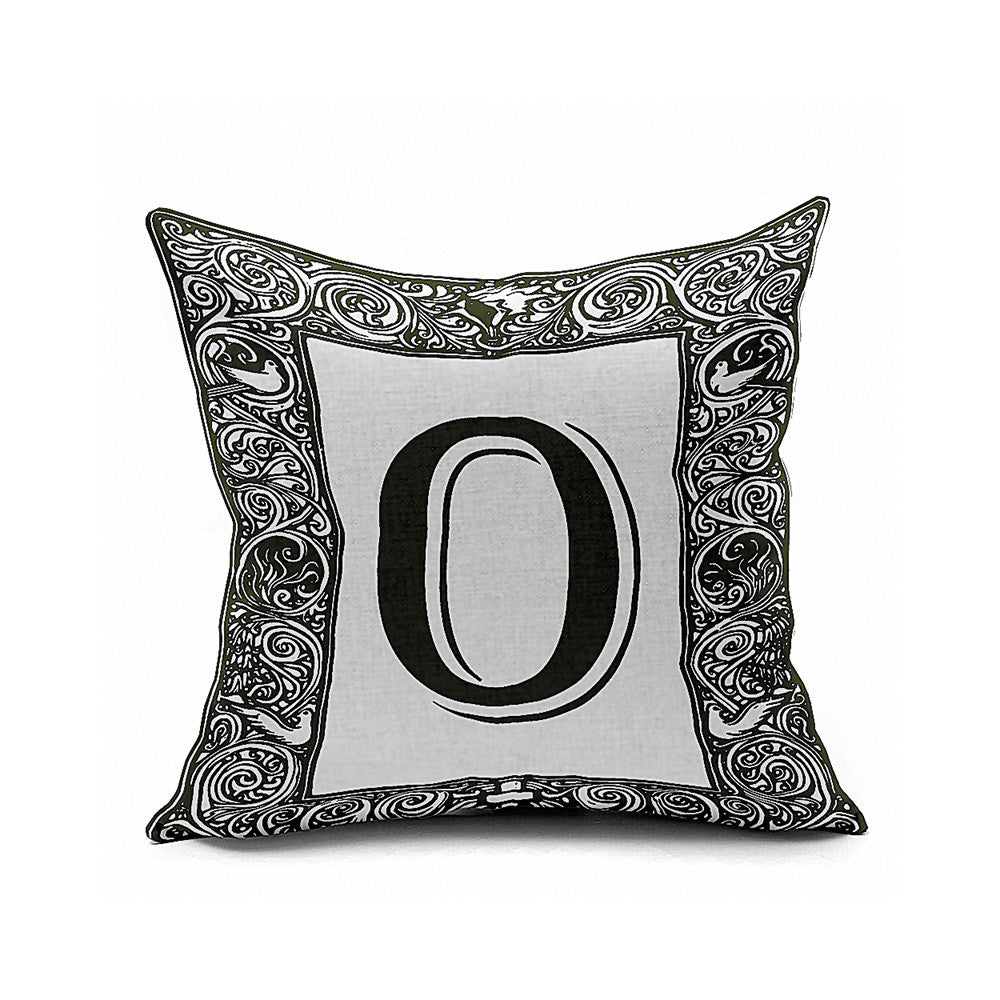 Cotton Flax Pillow Cushion Cover Letter   ZM070 - Mega Save Wholesale & Retail