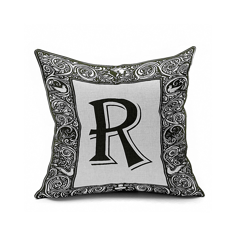 Cotton Flax Pillow Cushion Cover Letter   ZM071 - Mega Save Wholesale & Retail