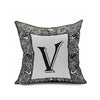 Cotton Flax Pillow Cushion Cover Letter   ZM077 - Mega Save Wholesale & Retail