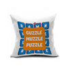 Cotton Flax Pillow Cushion Cover Letter   ZM101 - Mega Save Wholesale & Retail