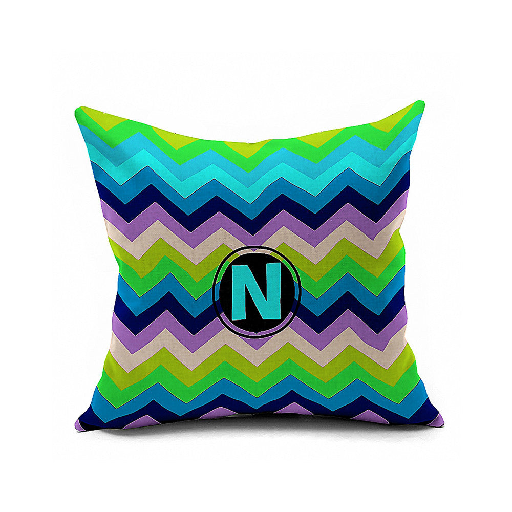 Cotton Flax Pillow Cushion Cover Letter   ZM105 - Mega Save Wholesale & Retail