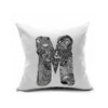 Cotton Flax Pillow Cushion Cover Letter   ZM119 - Mega Save Wholesale & Retail