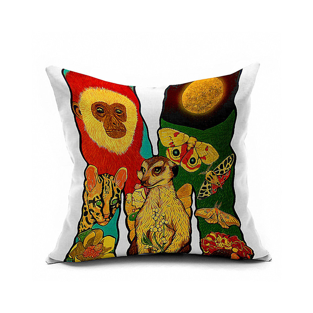 Cotton Flax Pillow Cushion Cover Letter   ZM139 - Mega Save Wholesale & Retail