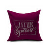 Cotton Flax Pillow Cushion Cover Letter   ZM147 - Mega Save Wholesale & Retail