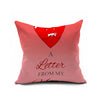 Cotton Flax Pillow Cushion Cover Letter   ZM165 - Mega Save Wholesale & Retail